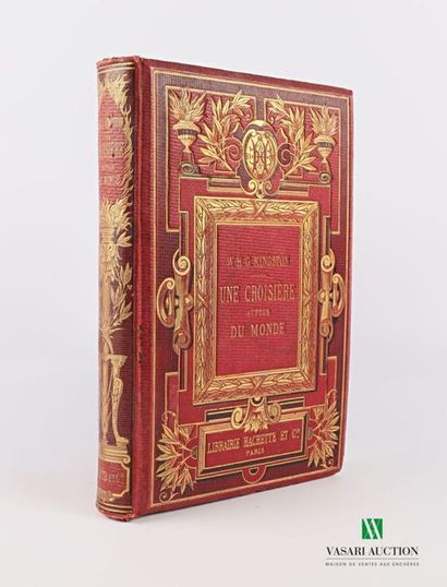 null KINGSTON W.H.G. - A cruise around the world - Paris Hachette et Cie 1876 - one...