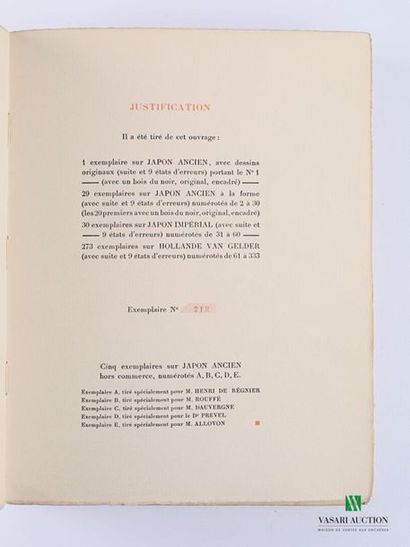 null REGNIER Henri de - Les amants singuliers - Paris L'arabesque edition Rouffé...