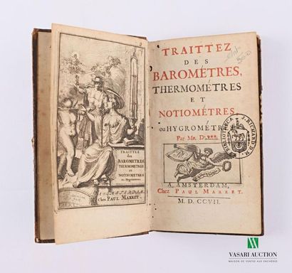 null D'ALENCE Joachim - Traittez des baromètres thermomètres et nitiomètres ou hygromètres...