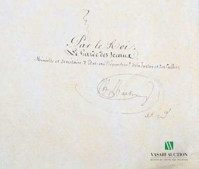 null [LOUIS PHILIPPE - BARON SARGET]
Three-page letter patent transforming the annuity...