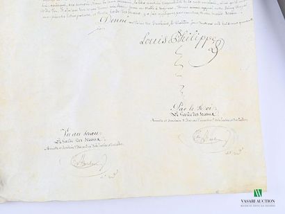 null [LOUIS PHILIPPE - BARON SARGET]
Three-page letter patent transforming the annuity...