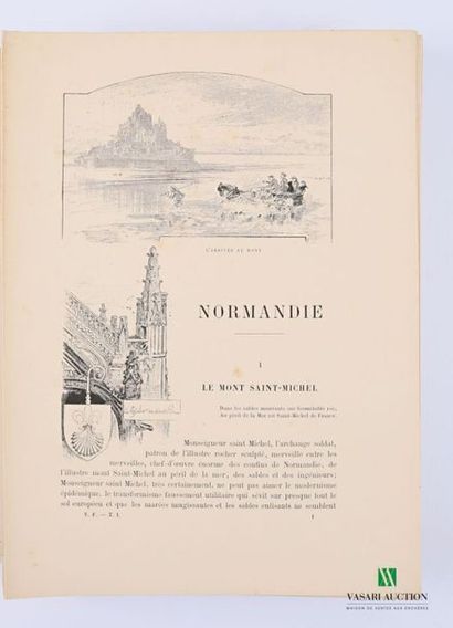 null [REGIONALISM - NORMANDY]
ROBIDA A. - La vieille France, Normandie - Paris, A...