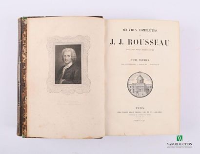 null ROUSSEAU Jean Jacques - Complete works - Paris Firmin Didot frères, fils et...