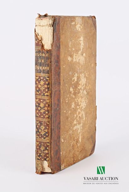 null ANONYME - In Praise of Drunkenness - Autrecht Henri SChouten 1716 - one volume...