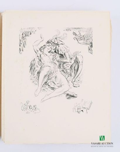 null [POEMES]
COLLECTIF - Poêmes d'amour - Reims Éditions Hébé 1949 - un volume in-4°...