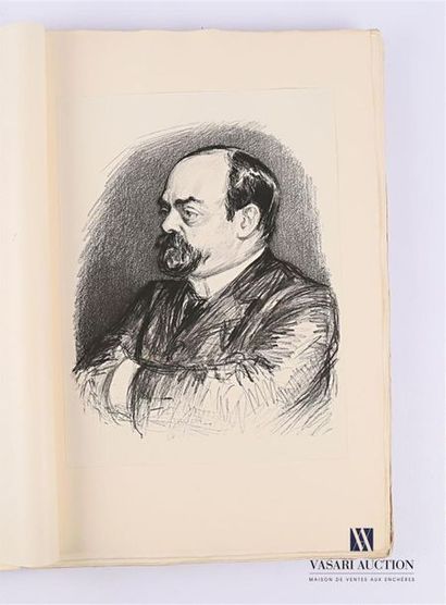 null RENOUARD Paul (1845-1924), according to
Reception In Folio of fifty black plates/lithographs...