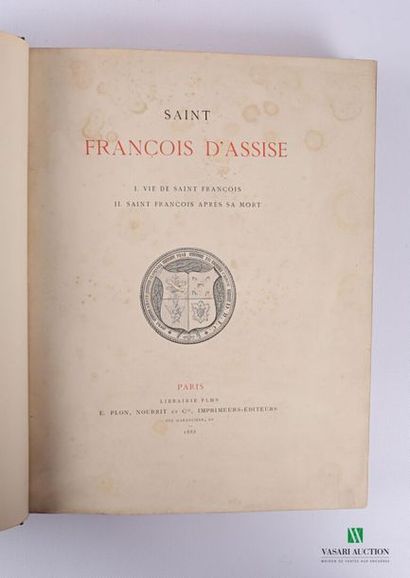 null COLLECTIVE - Saint Francis of Assisi (I. Life of Saint Francis; II. Saint Francis...