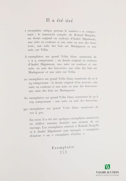 null DORGELES Roland - Promenades montmartoises - Paris Trinckvel 1960 - un volume...