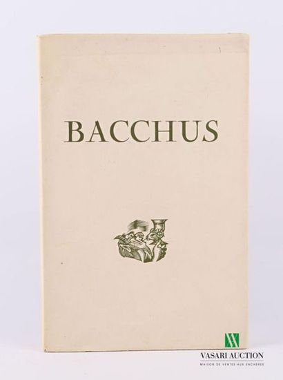 null RANSAN André - Bacchus - Paris Maurice Ponsot 1947 - one volume in-8° - paperback...