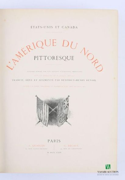 null COLLECTIVE - Picturesque North America - Paris Quantin and Decaux 1880 - one...