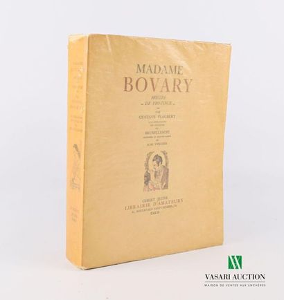 null FLAUBERT Gustave - Madame Bovary - Paris Gibert jeune 1953 - un volume grand...