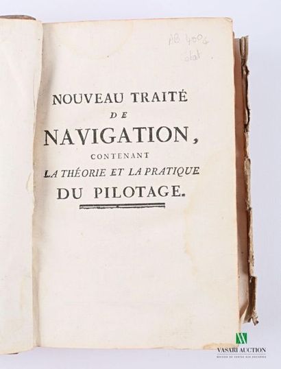 null BOUGUER M. - LA CAILLE Abbé de - Nouveau traité de navigation contenant la théorie...