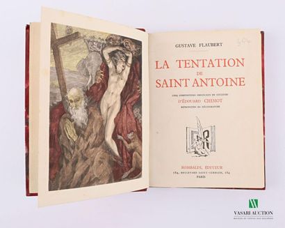 null FLAUBERT Gustave - La tentation de Saint Antoine - Paris Rombaldi 1935 - un...