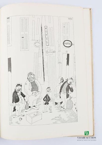 null DUBOUT - La rue sans loi - Monte Carlo Editions du livre 1944 - one volume in-folio...