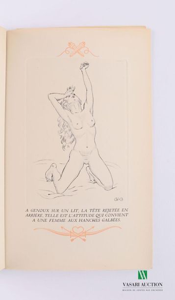 null OVIDE - L'art d'aimer - Paris René Kieffer sd - a volume in-8° - stapled - cover...