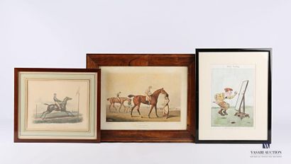 Set of three framed pieces: - After Alfred...