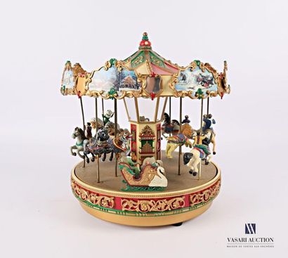 Carousel made of polychrome plastic. With...