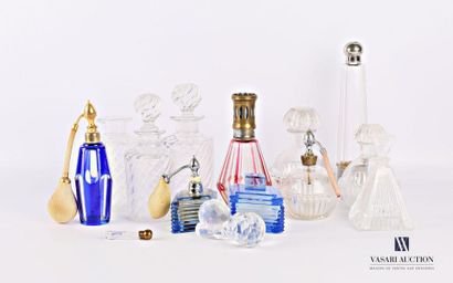 A set of toilet and perfume bottles comprising...