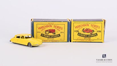 null MATCHBOX SERIES - A MOKO LESNEY
Citroën DS.19 n°66 
In a box numbered 19
A Matchbox...