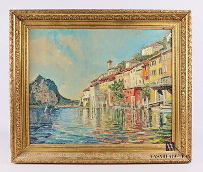 BORDIER J. (XXème siècle) Le lac de Lugano...