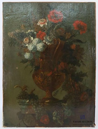 null BELLENGÉ Michel Bruno (c.1726-1793), Attributed to 
Bouquet of flowers with...
