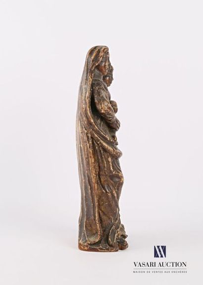 null Ecole française du XIXème siècle
Vierge à l'Enfant
Bois sculpté
Haut. : 34,5...