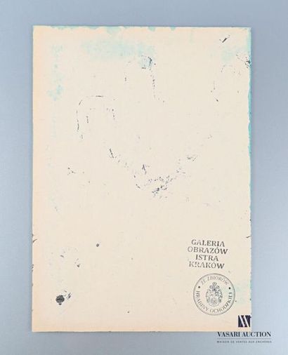 null Ecole russe du XXème siècle
Figures pachydermiques
Encre sur papier
Signature...