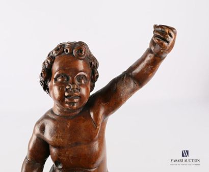 null French school of the XVIIIth century
Putti with his arm raised
Carved wood
(important...