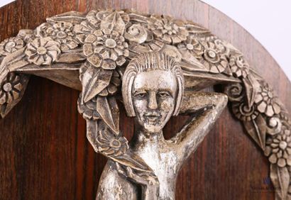 null INNECO Xavier (1906-2003)
Sculpture en bois peint argenté
Femme agenouillée...