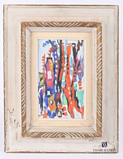 null PAILES Isaac (1895-1978)
Abstract composition
Oil on canvas
Signed lower left
27...