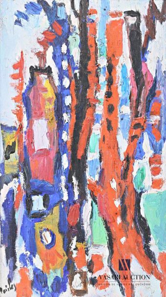 null PAILES Isaac (1895-1978)
Composition abstraite
Huile sur toile
Signée en bas...