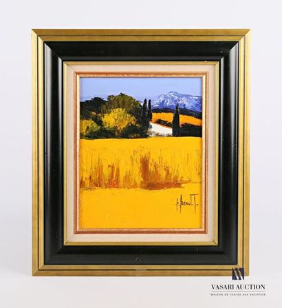 null REAULT Patrick (born 1955)
View of cypress fields
Oil on canvas
Signed lower...