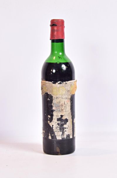 null 1 bottleChâteau PUYBLANQUETSt Emilion GC1967
And. faded, stained, half torn....