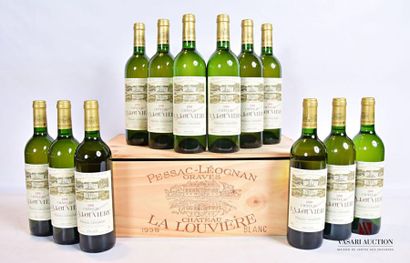 null 12 bouteilles	Château LA LOUVIÈRE	Graves blanc	1998
	Et. impeccables. N : 7...