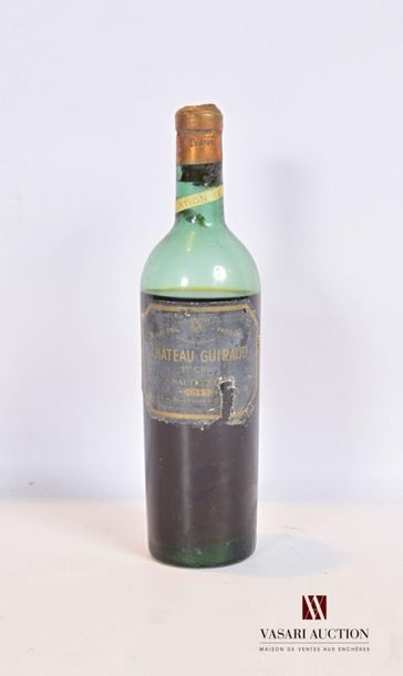 null 1 bouteille	Château GUIRAUD	Sauternes 1er GCC	1943
	Et. fanée, tachée, et déchirée...