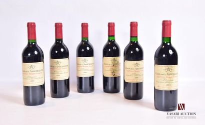 null 6 bottlesCLOS DE L'AIGUILLETTEMargaux
3 bottles from 1989, 2 bottles from 1988,...