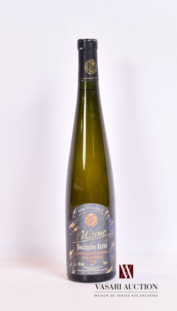 null 1 bouteille	GEWURZTRAMINER Scholssreben "L'Ultime" mise Jacques Iltis		1999
	Et....