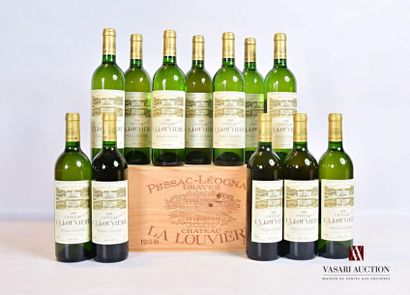 null 12 bouteilles	Château LA LOUVIÈRE	Graves blanc	1998
	Et. impeccables. N : 11...
