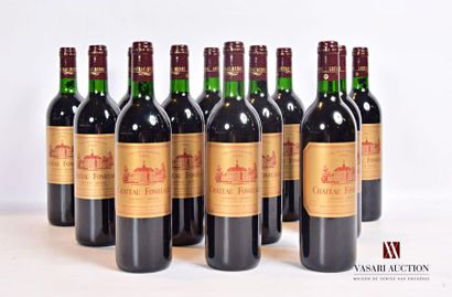 null 12 bouteilles	Château FONRÉAUD	Listrac CB	1993
	Et. impeccables. N : 10 bas...