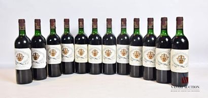 null 12 bouteilles	Château GRESSIER GRAND POUJEAUX	Moulis CBS	1985
	Et. un peu fanées...