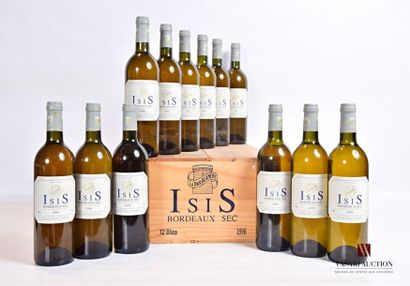 null 12 bouteilles	ISIS	Bordeaux blanc	1996
	Vin blanc sec du Ch. La Tour Blanche....