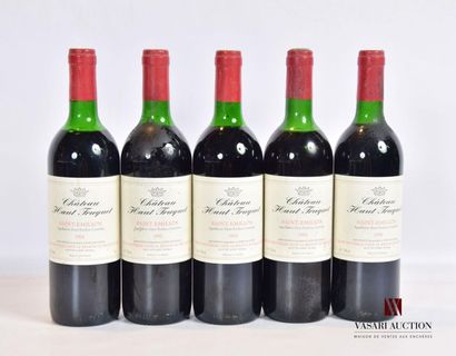 null 5 bouteilles	Château HAUT TRUQUET	St Emilion	1992
	Et. plus ou moins tachées....