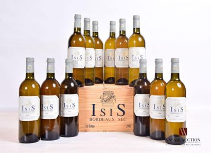null 11 bouteilles	ISIS	Bordeaux blanc	1996
	Vin blanc sec du Ch. La Tour Blanche....