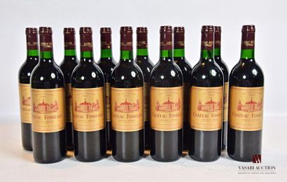 null 12 bouteilles	Château FONRÉAUD	Listrac CB	1993
	Et. impeccables. N : bas goulot....