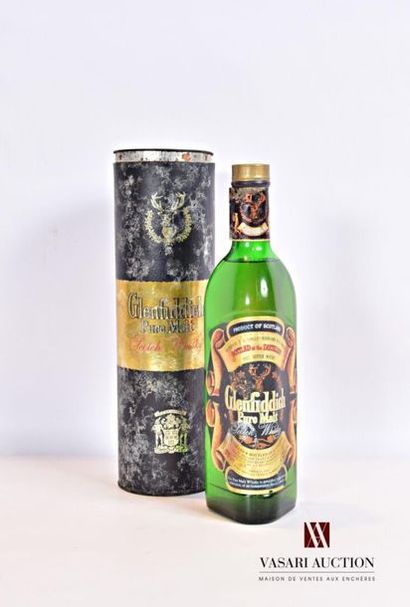 null 1 bottleScotsch Whisky GLENFIDDICH Pure Malt
75 cl - 45°. And. a little faded...