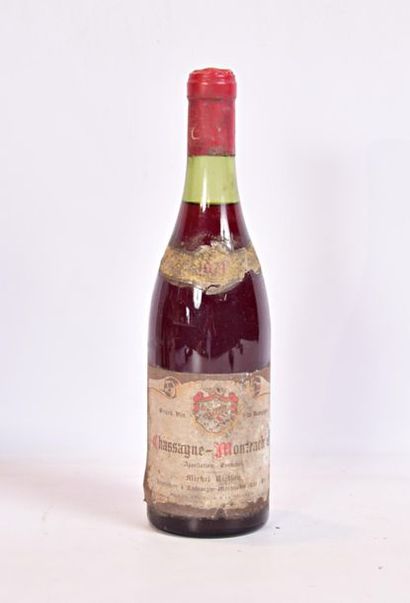 null 1 bouteille	CHASSAGNE MONTRACHET mise Michel Niellon		1974
	Et. tachées et usée,...