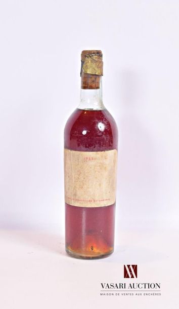 null 1 bouteille	Château ? PICK	Sauternes	1955
	Et. très fanée et tachée. Jupe de...