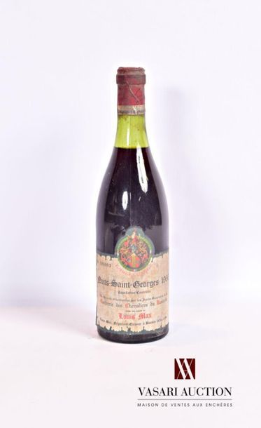null 1 bouteille	NUITS ST GEORGES - Confrérie des Chevaliers du Tastevin- mise Louis...
