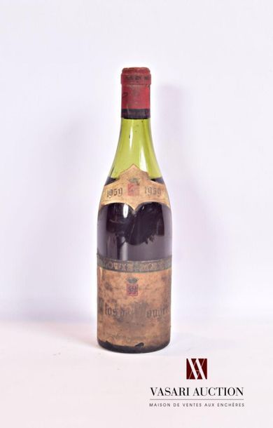 null 1 bouteille	CLOS DE VOUGEOT mise Louis Max nég.		1959
	Et. très tachée mais...