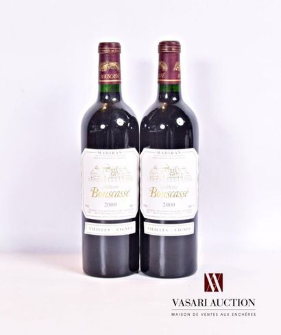 null 2 bouteilles	MADIRAN Vieilles Vignes mise Château Bouscassé		2000
	Et. à peine...